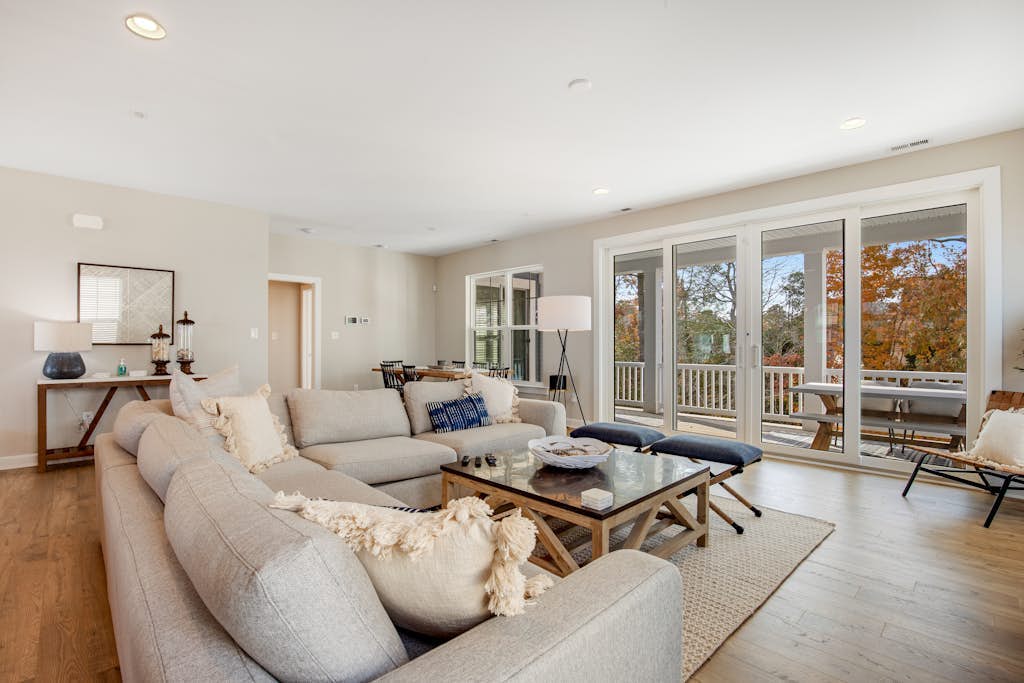 Luxe New Home in Tidal Walk - 2 Decks, Home Office, Dogs OK, AC & Shared Pool