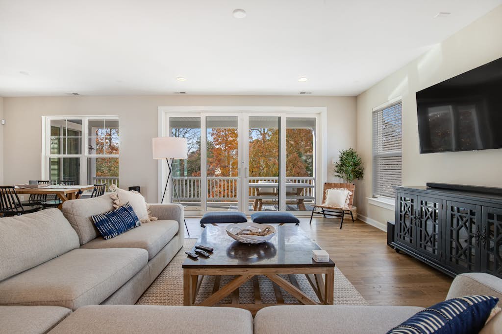 Luxe New Home in Tidal Walk - 2 Decks, Home Office, Dogs OK, AC & Shared Pool