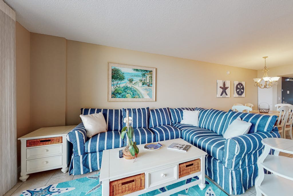 Sea Colony oceanfront condo with WiFi, balcony, w/d, & pool/tennis
