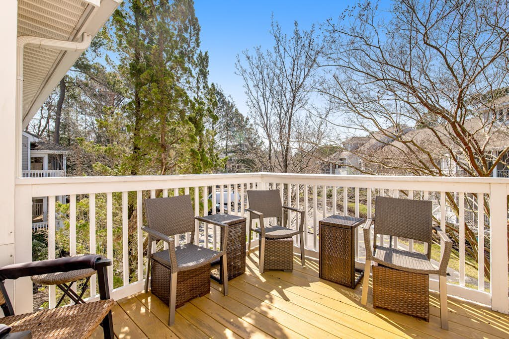 Waterview condo at Sea Colony with patio, fireplace, fast WiFi, pools, & tennis
