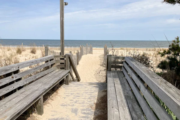 Seaside Villas oceanfront townhome with 2 balconies, beach access & sunrise view