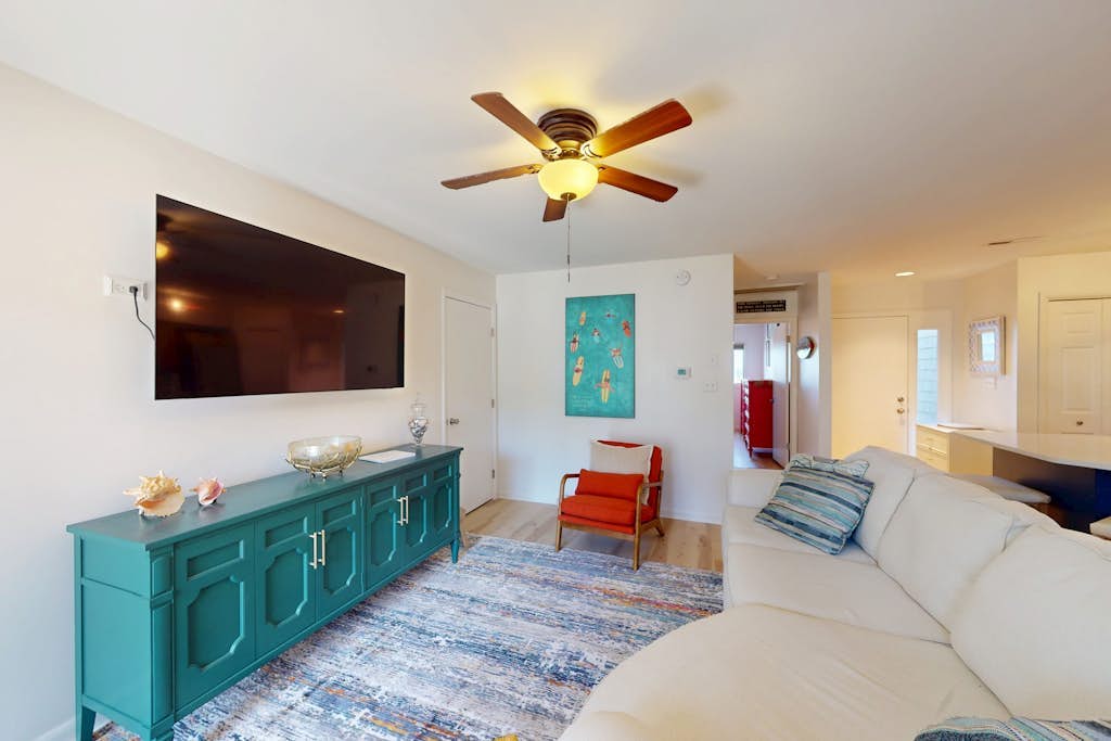 East of Sun condo with water-view patio, on-site pool & tennis - near beach