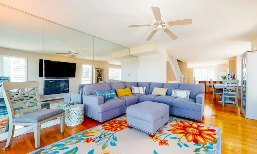 Fenwick Island townhome - oceanfront location, 3 decks, fast WiFi, & W/D