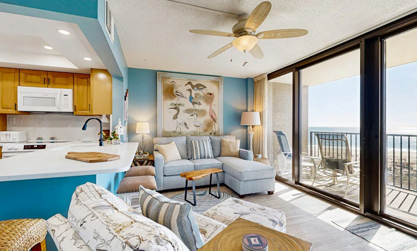Sea Colony Ocean beachfront condo with 12 pools, sauna, tennis, private beach