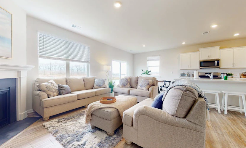 Millville By The Sea home with water views, pool, athletic court, gym - dogs ok