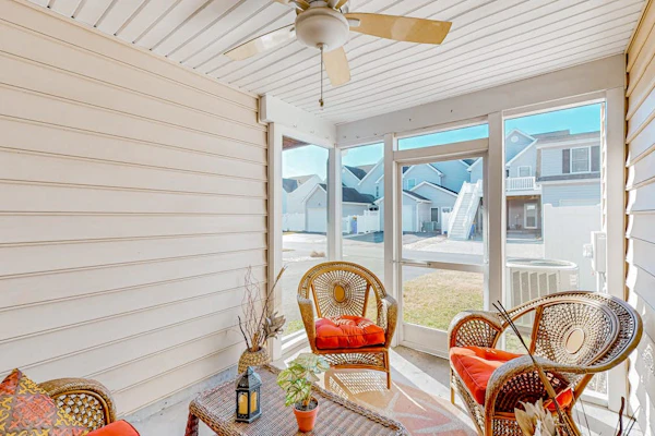 Millville by the Sea three-story home with resort amenities & screened patio