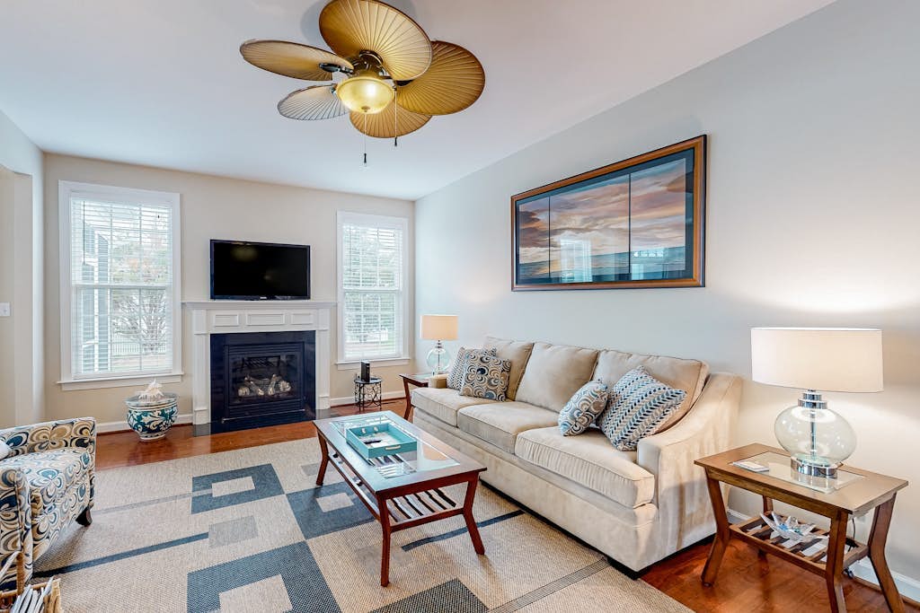 Dog-friendly Millville by the Sea home with large yard, porch, grill, AC, & WiFi