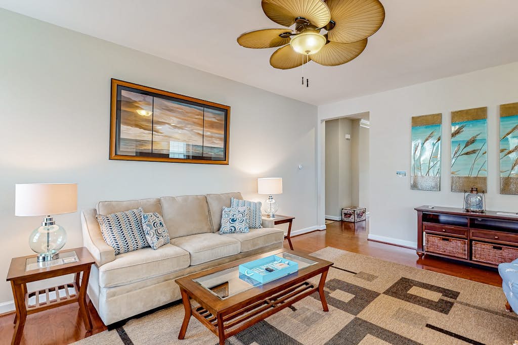 Dog-friendly Millville by the Sea home with large yard, porch, grill, AC, & WiFi