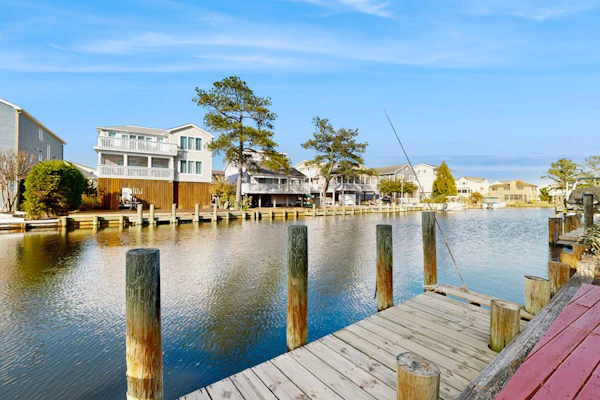 South Bethany bay front house w/amazing views, deck, patio, balcony, grill