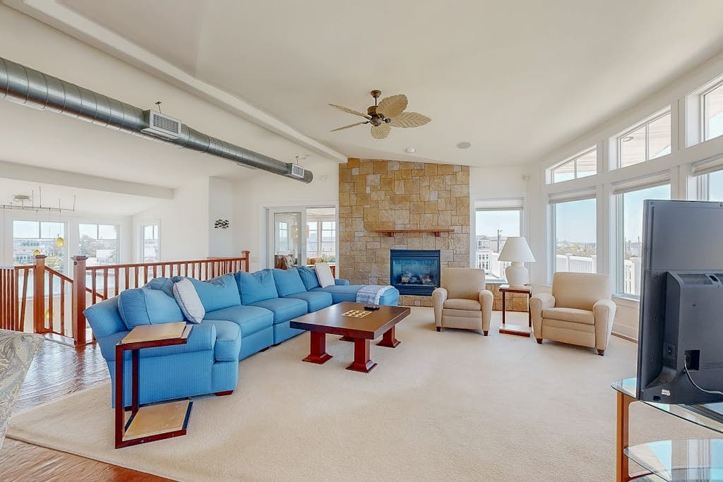 Town of Fenwick Island bay front house w/deck, patio, bay views, grill