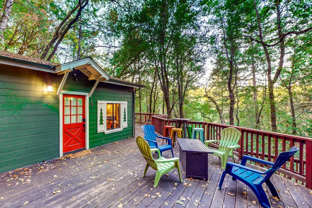 Forestville Dog-Friendly Forest Cabin with Hot Tub