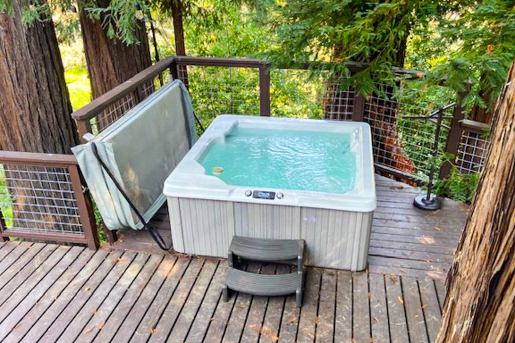 Forestville Riverfront Cabin with Hot Tub