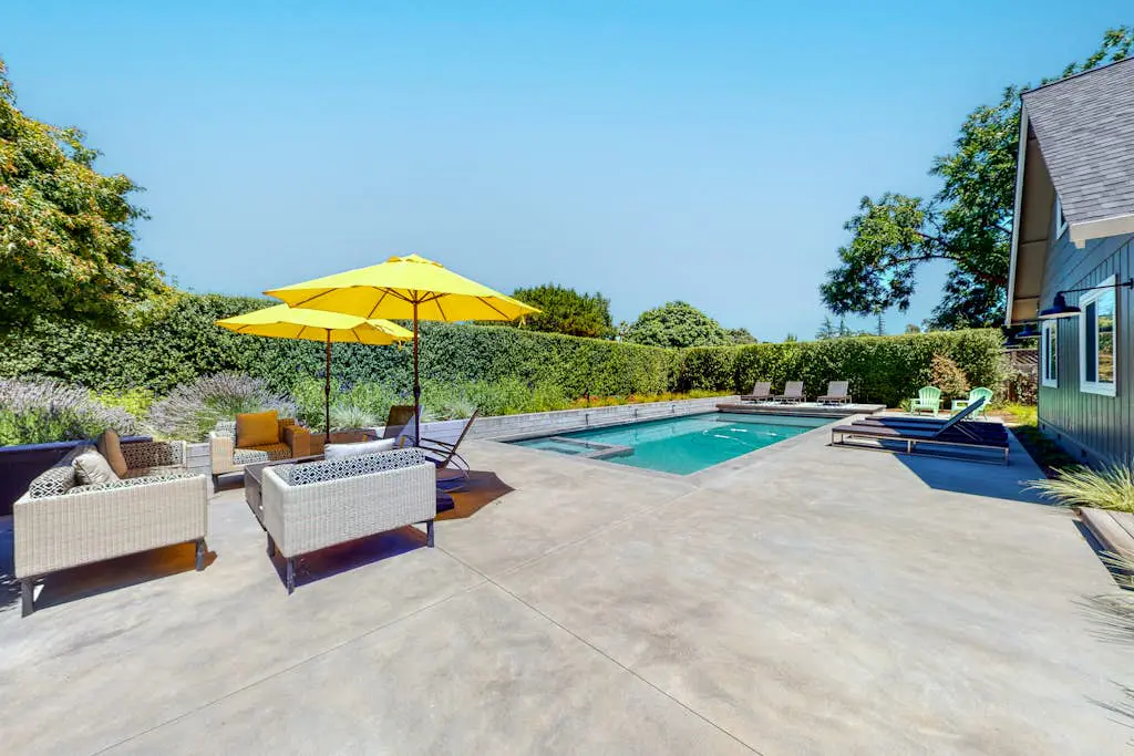 Modern Sonoma Farmhouse with Pool & Hot Tub
