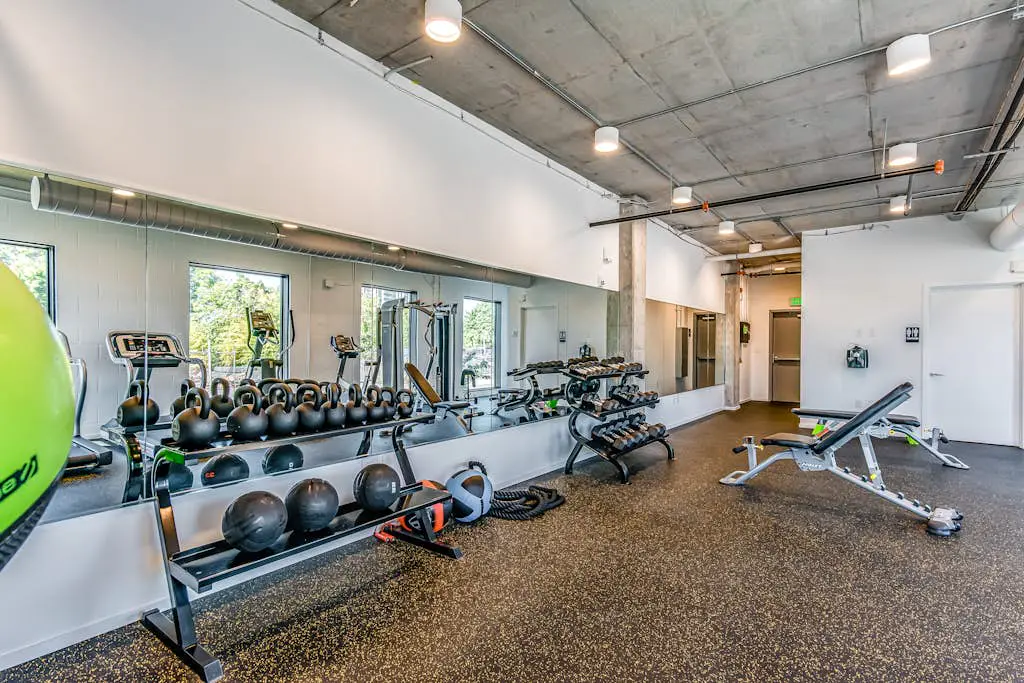 Dog-friendly treetop escape with luxe interior, seasonal pool, balcony, & WiFi