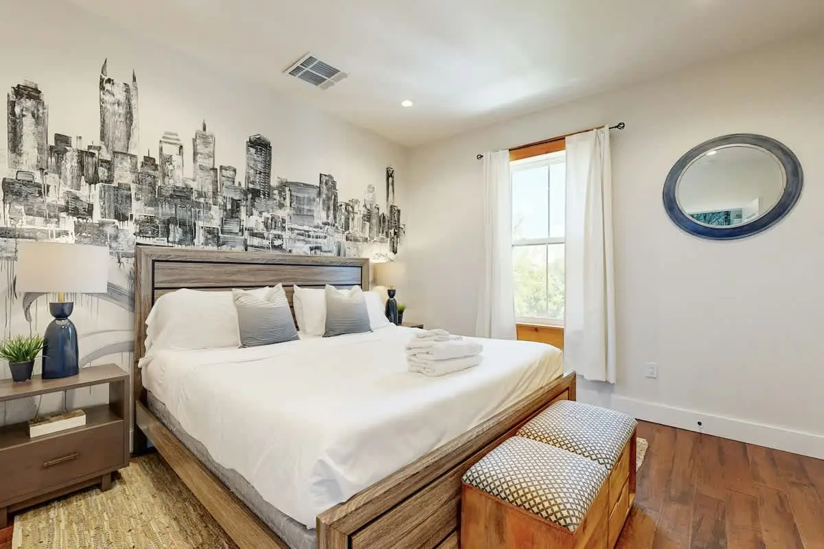 Modern-Rustic Suite w/ Pool & Outdoor Lounge | Near Downtown | Dog-Friendly