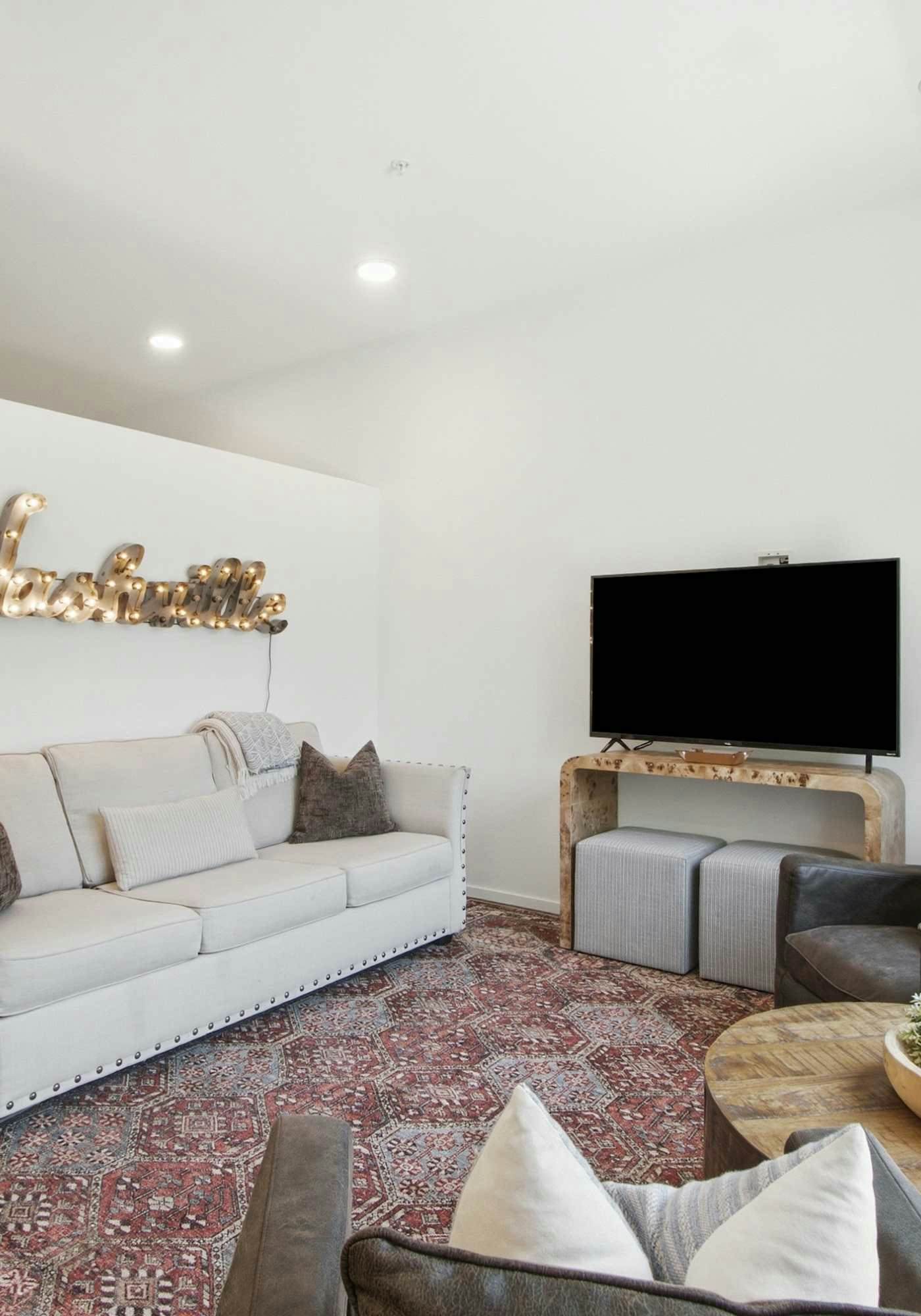 Elevated green-build condo with WiFi, balcony, central AC, WD, and pool access