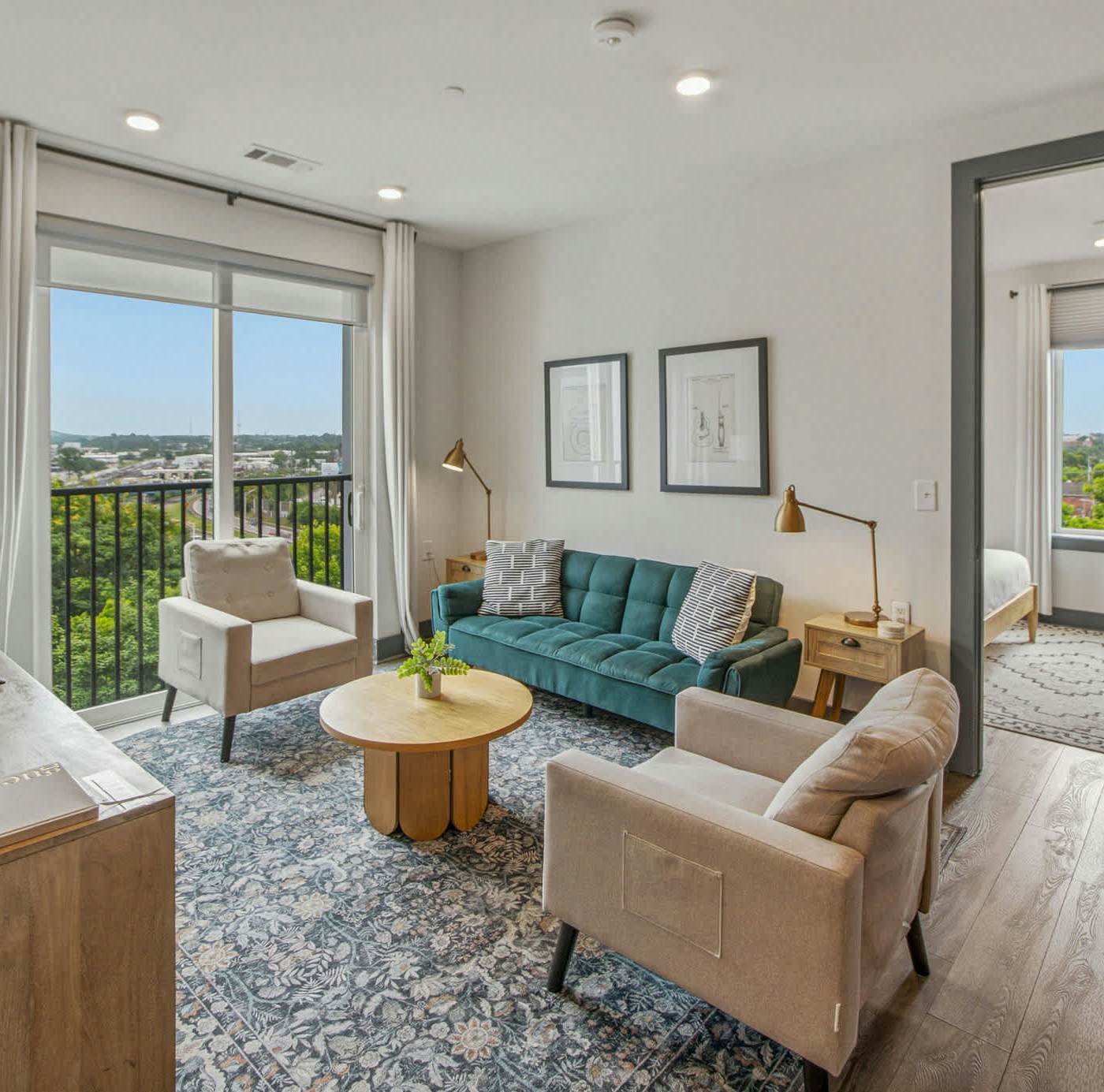 Muse | Contemporary condo in central location with rooftop lounge & central AC