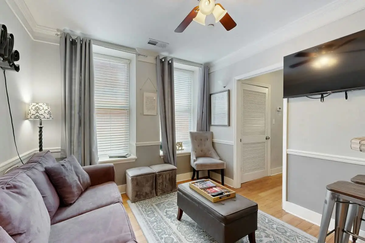 Gorgeous downtown renovated apartment, with elevator & central AC