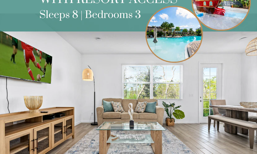 Lovely Townhome| Sleeps 8
