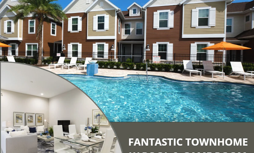 ★5min→Disney Fantastic Townhome|BBQ | 116