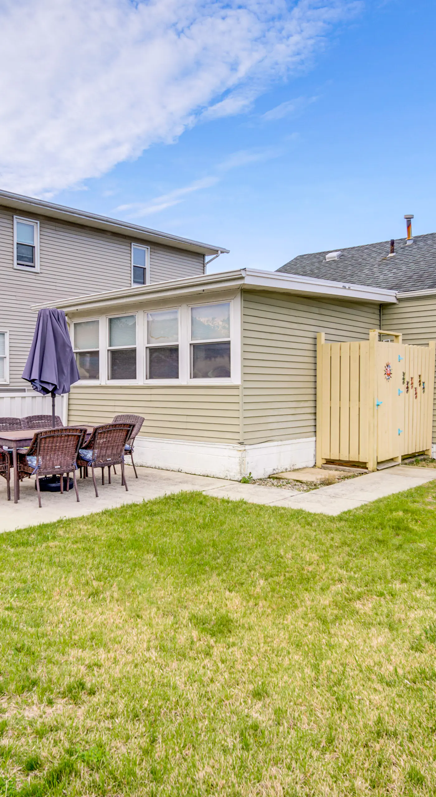 1 Block to Brigantine Beach: Breezy Home w/ Patio!