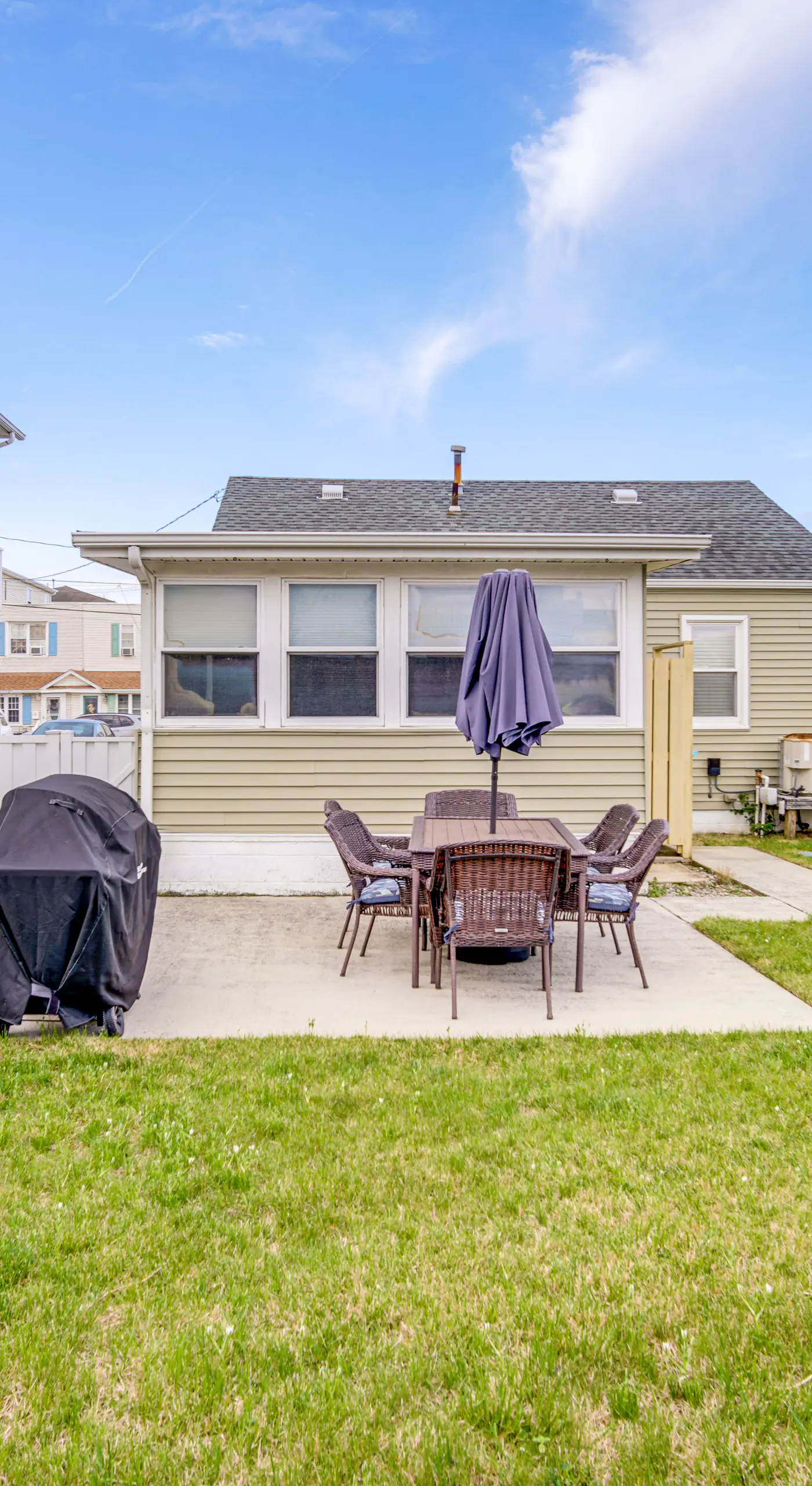 1 Block to Brigantine Beach: Breezy Home w/ Patio!