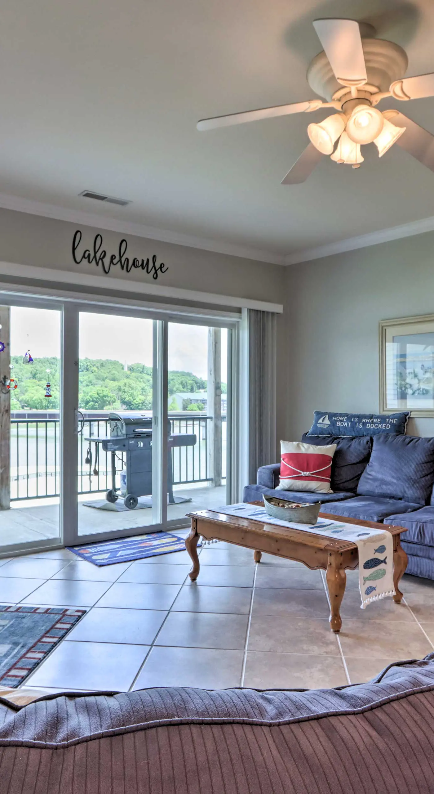 Balcony & Seasonal Pool: Lakefront Ozark Condo
