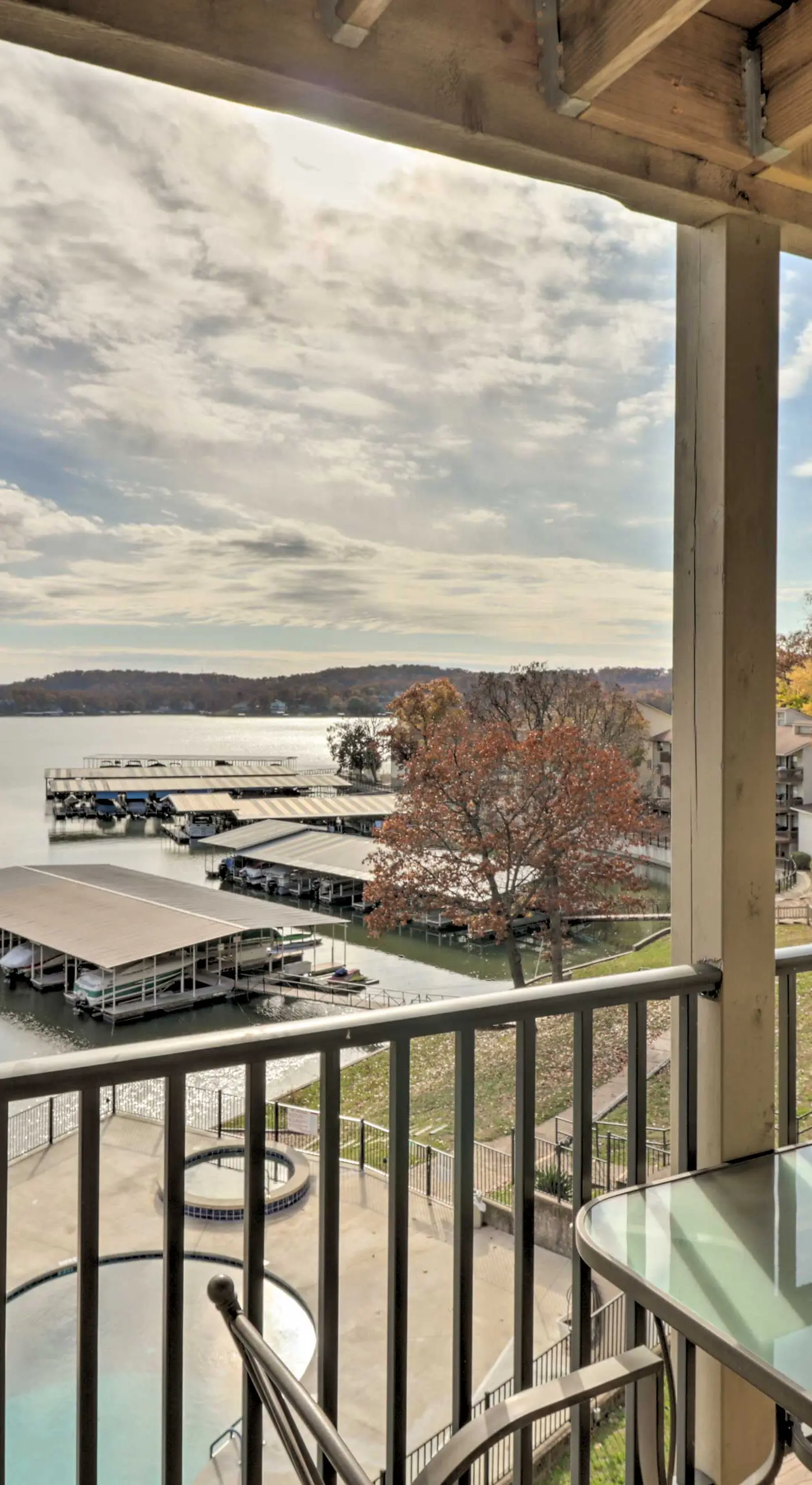 Pool + Fishing Docks: Couple's Lake Ozark Condo