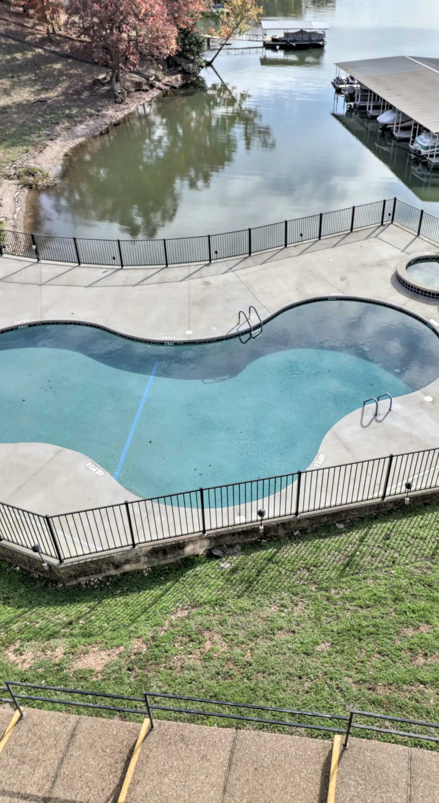 Pool + Fishing Docks: Couple's Lake Ozark Condo