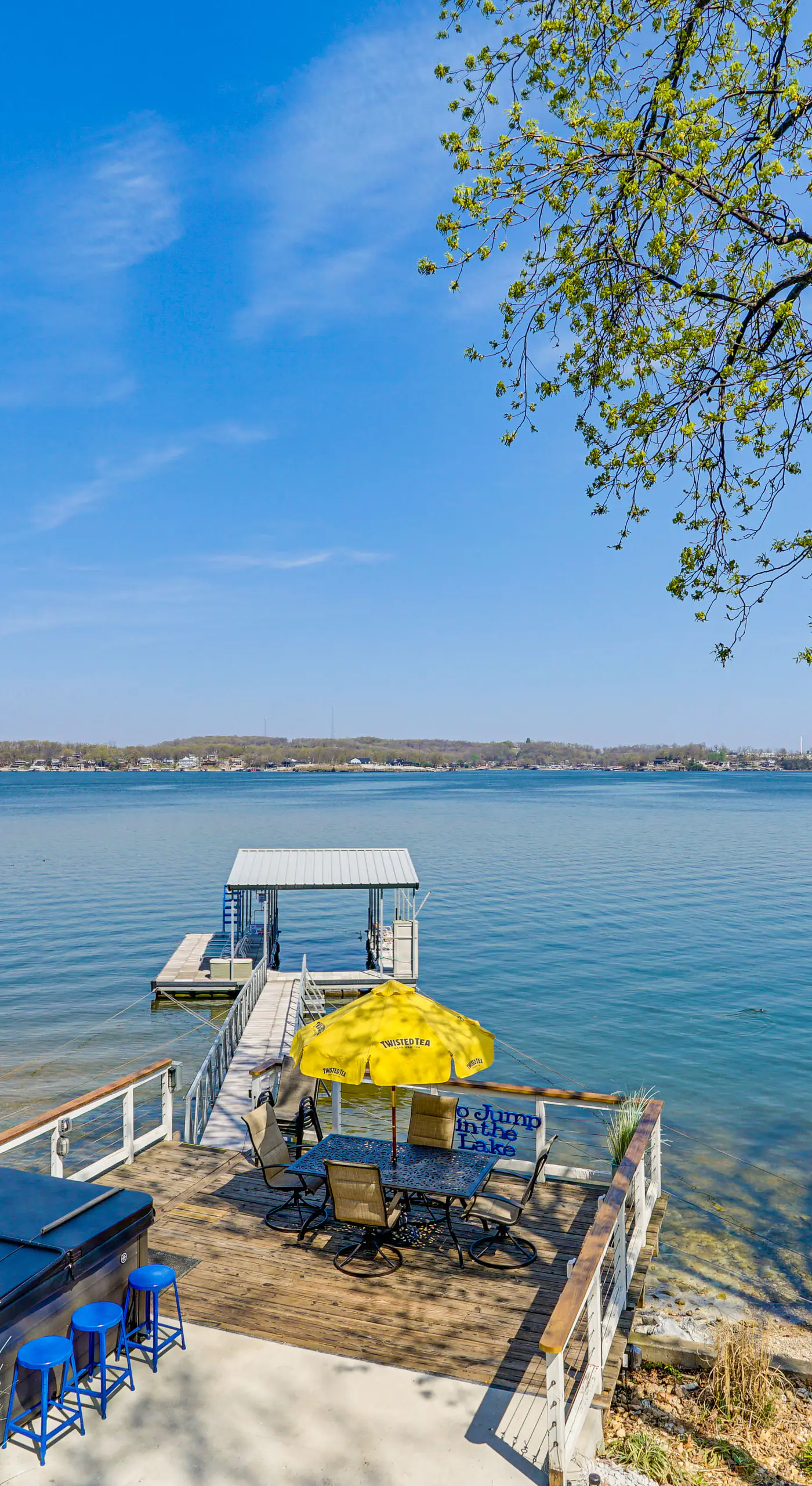 'Bittersweet Lakefront Retreat' w/ Hot Tub & Dock!