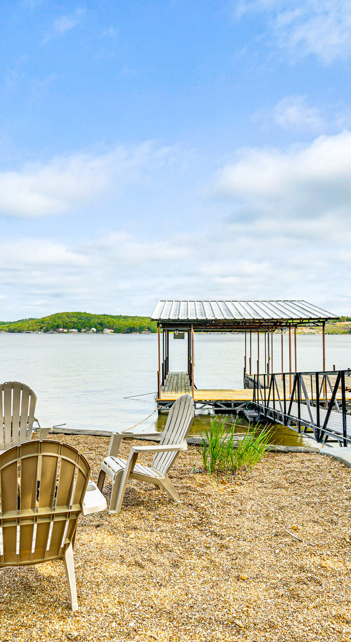 Beach + Dock! Lakefront Ozarks A-Frame Retreat