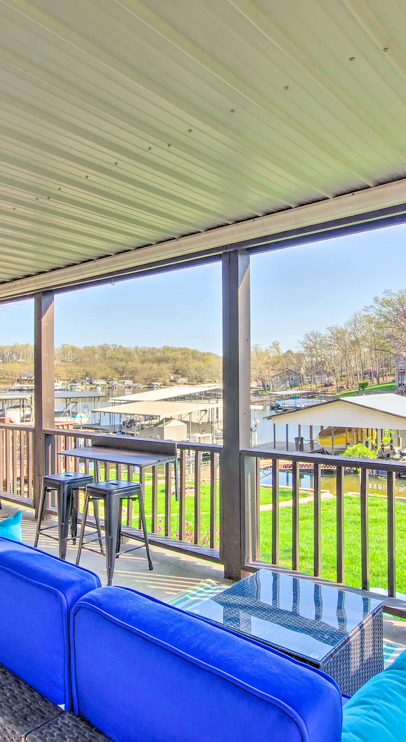 Boat Slip, Fire Pit: Lakefront Sunrise Beach Home!