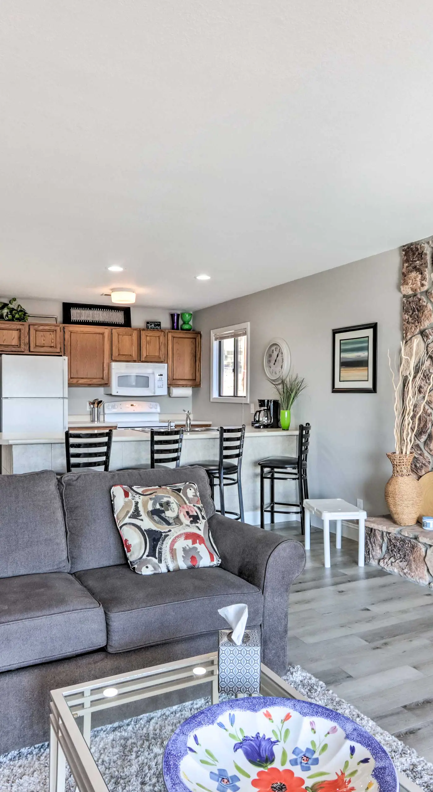 Fireplace & Water Views: Lake Ozark Condo!