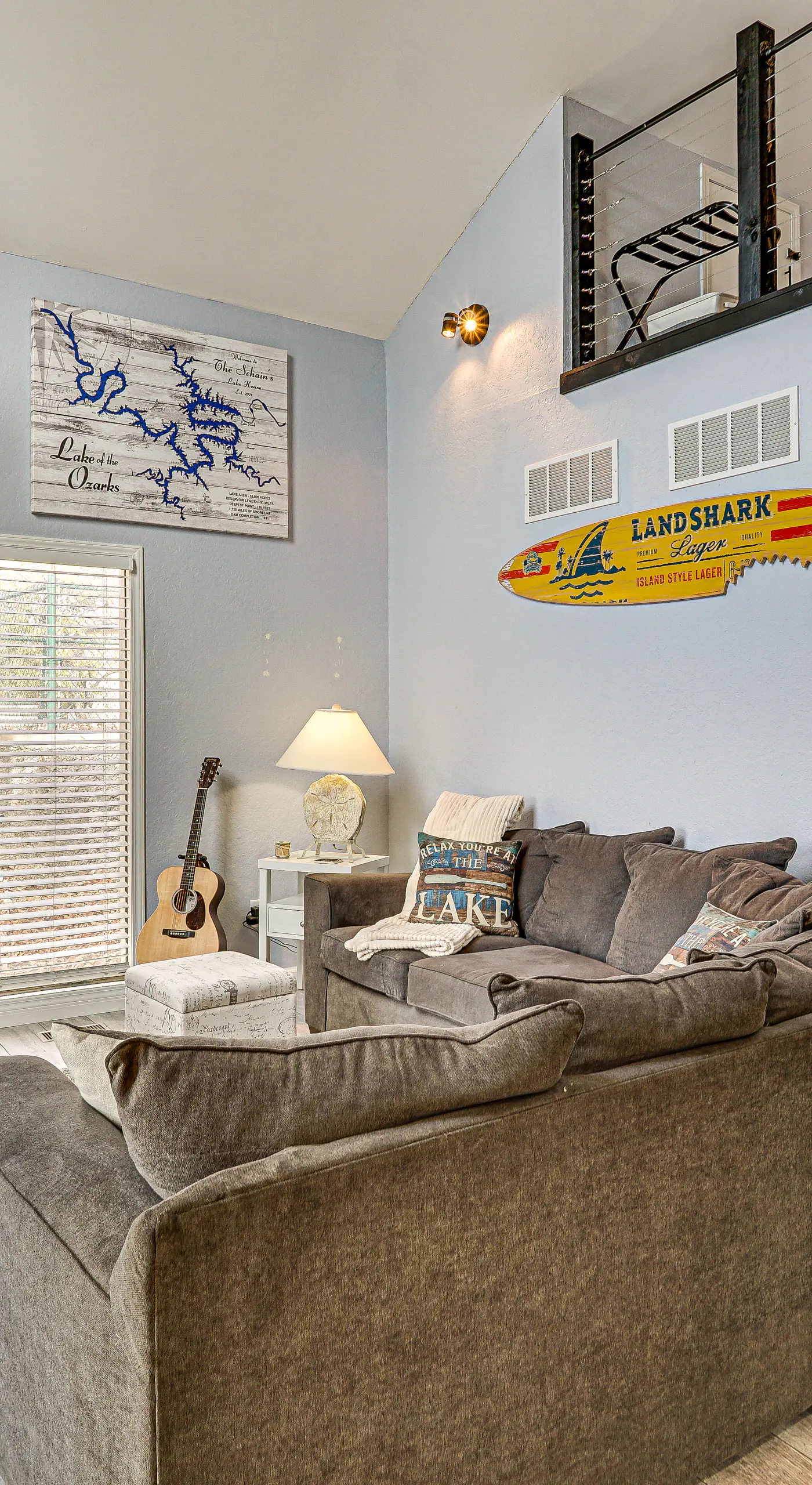 Fireplace, Deck & Grill: Lake Ozark Family Retreat