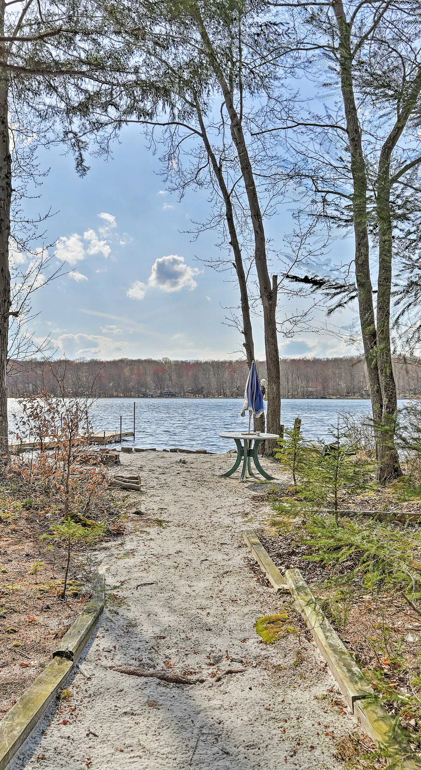 Pocono Lake Paradise w/ Private Beach & Dock!
