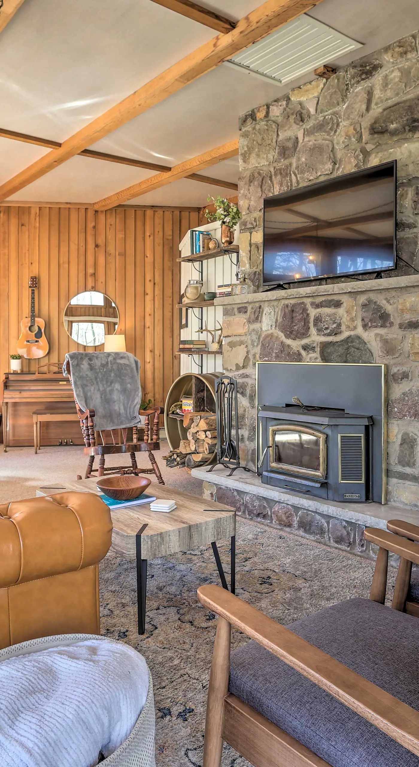 Walk to Big Bass Lake: Family Home w/ Deck!