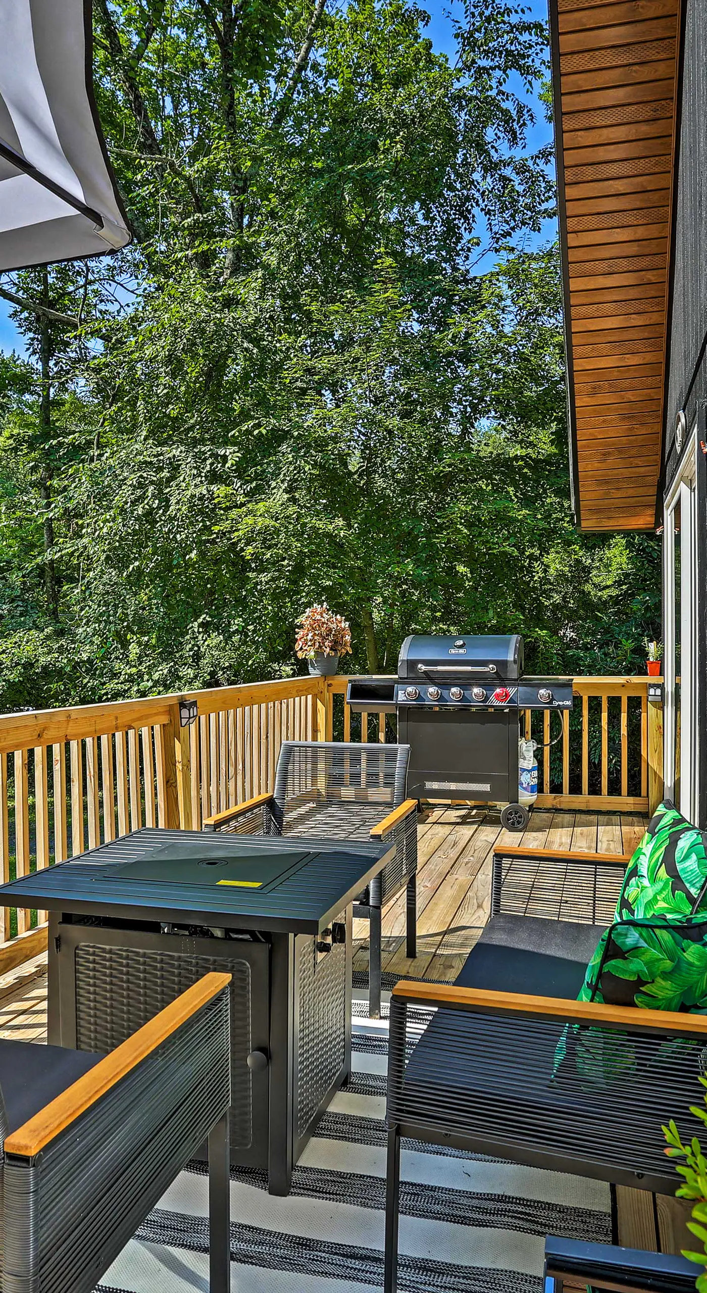Deck & Gas Grill: Modern East Stroudsburg Home!
