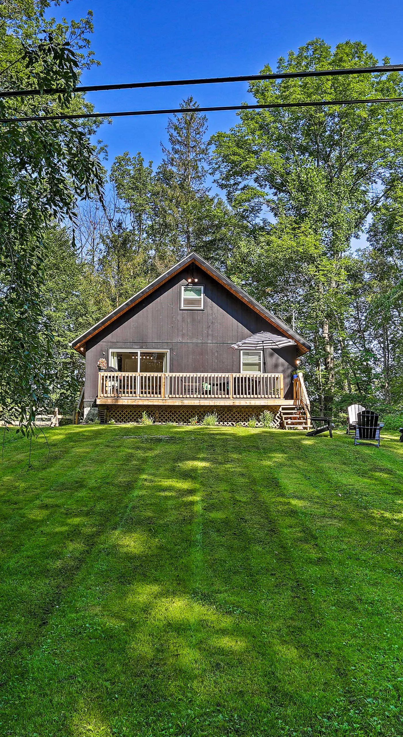 Deck & Gas Grill: Modern East Stroudsburg Home!
