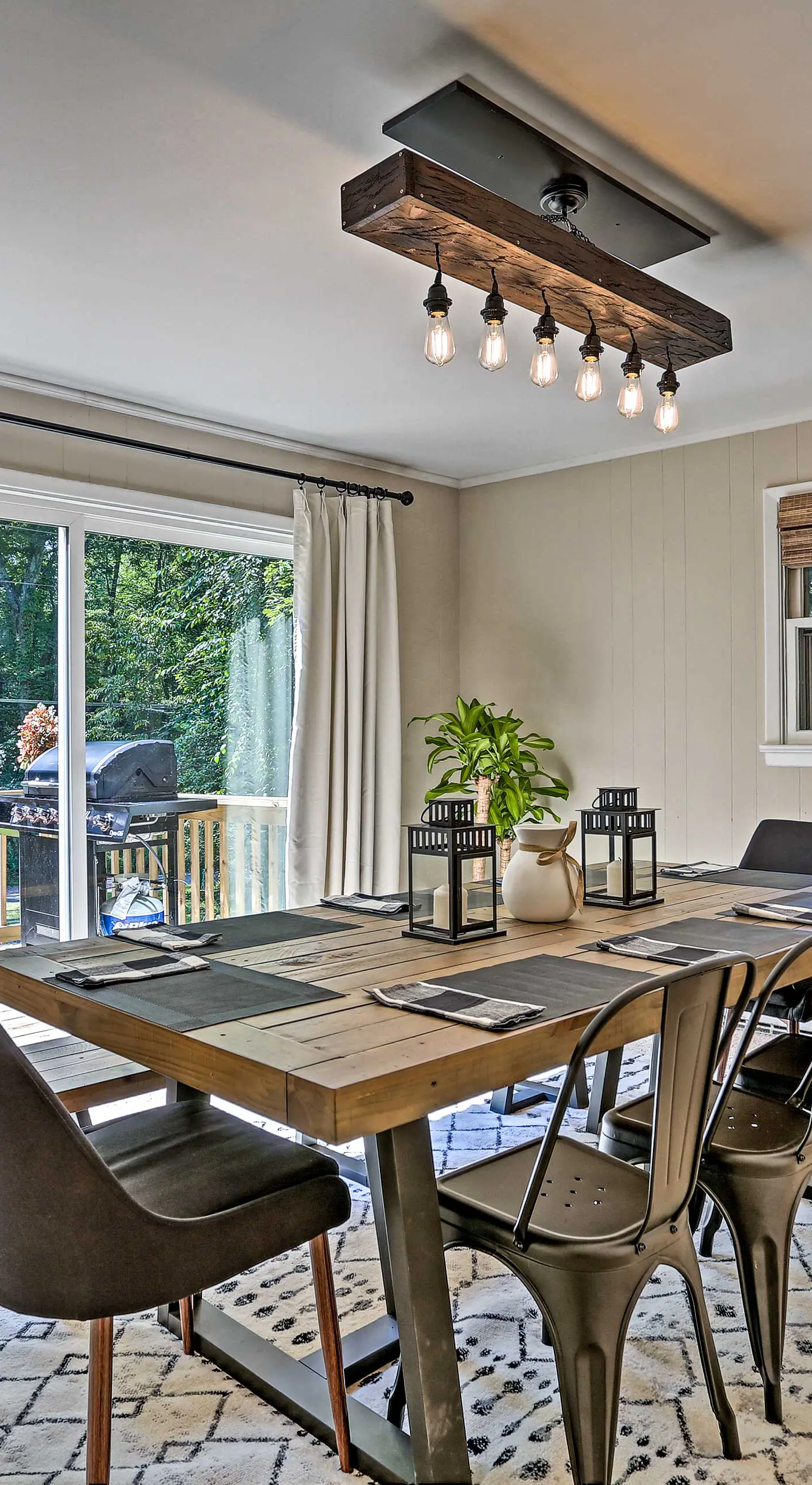 Deck & Gas Grill: Modern East Stroudsburg Home!