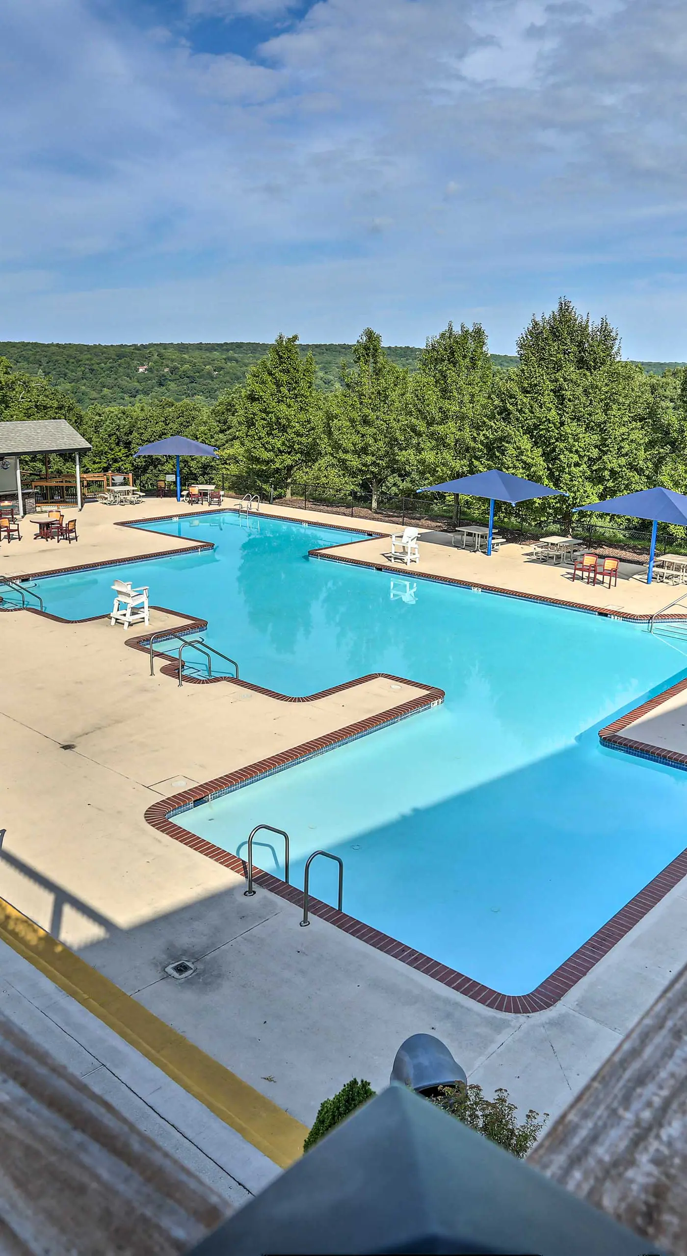Deck, Fire Pit & Pool Access at Poconos Retreat!