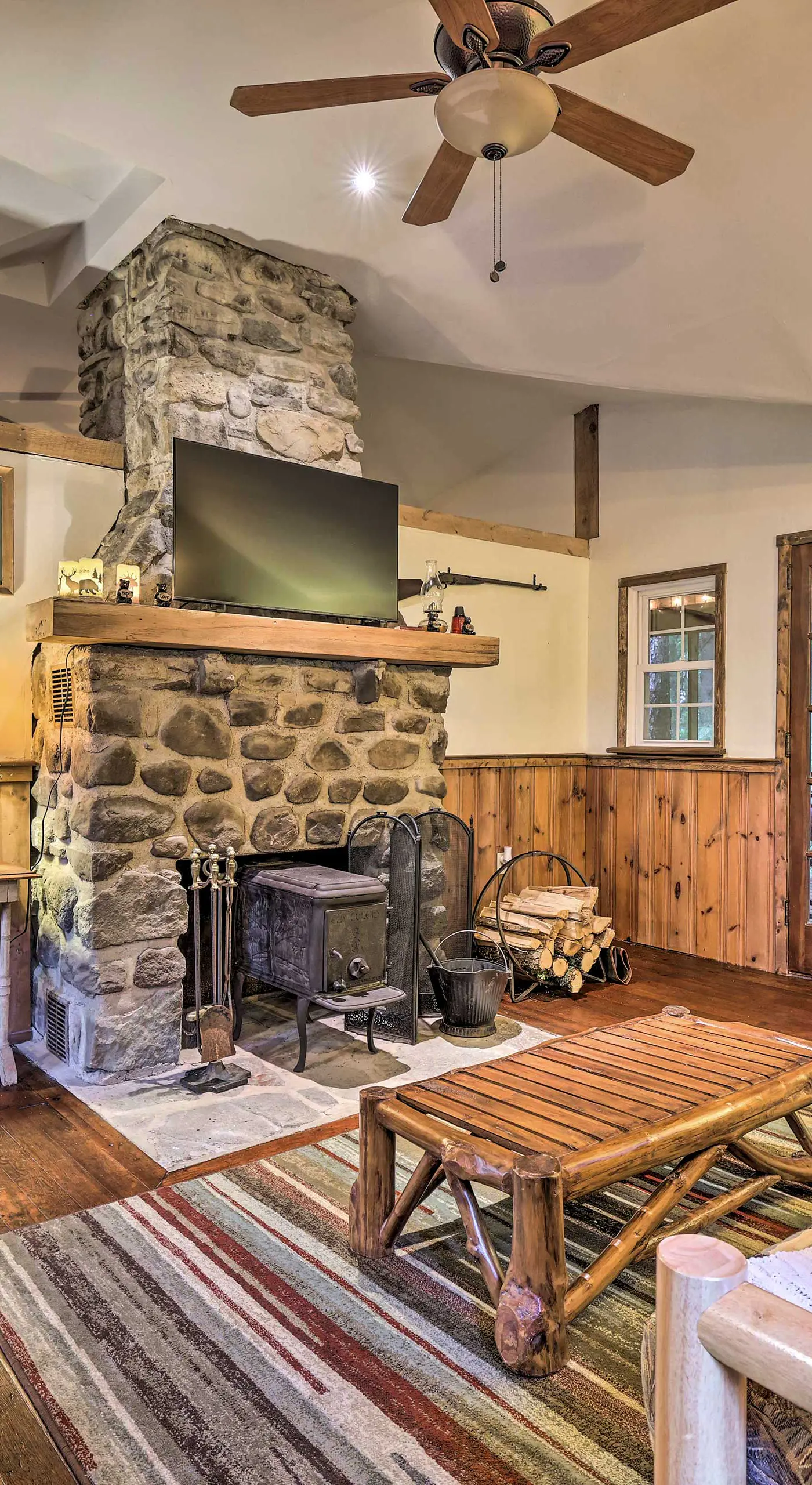 Cabin w/ Trails + Creek! 23 Mi to Camelback Slopes