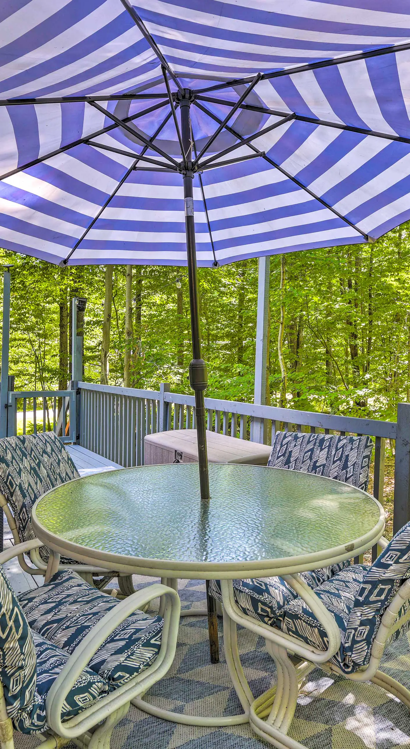 Wraparound Deck: Big Bass Lake Home in Gouldsboro