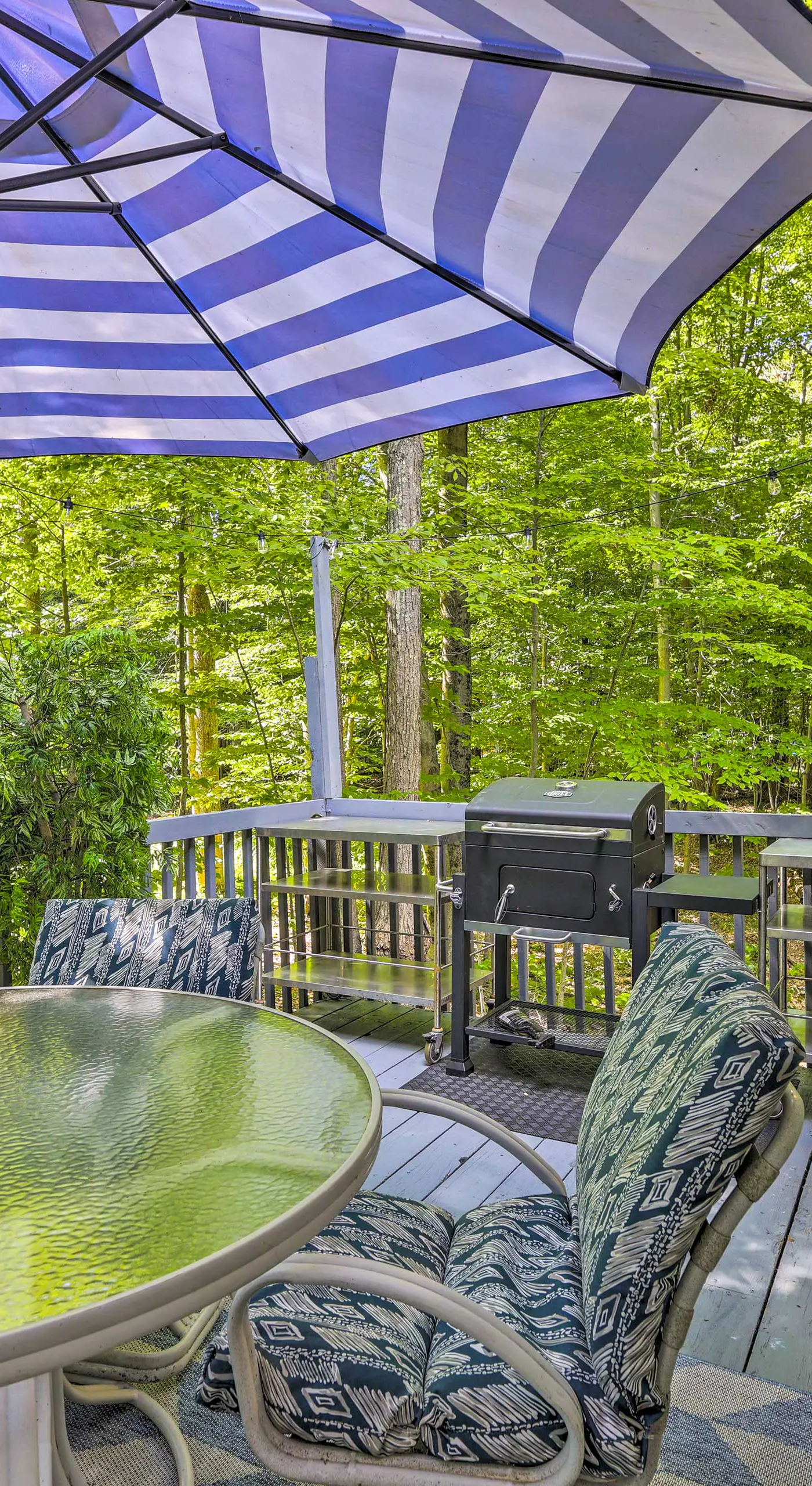 Wraparound Deck: Big Bass Lake Home in Gouldsboro