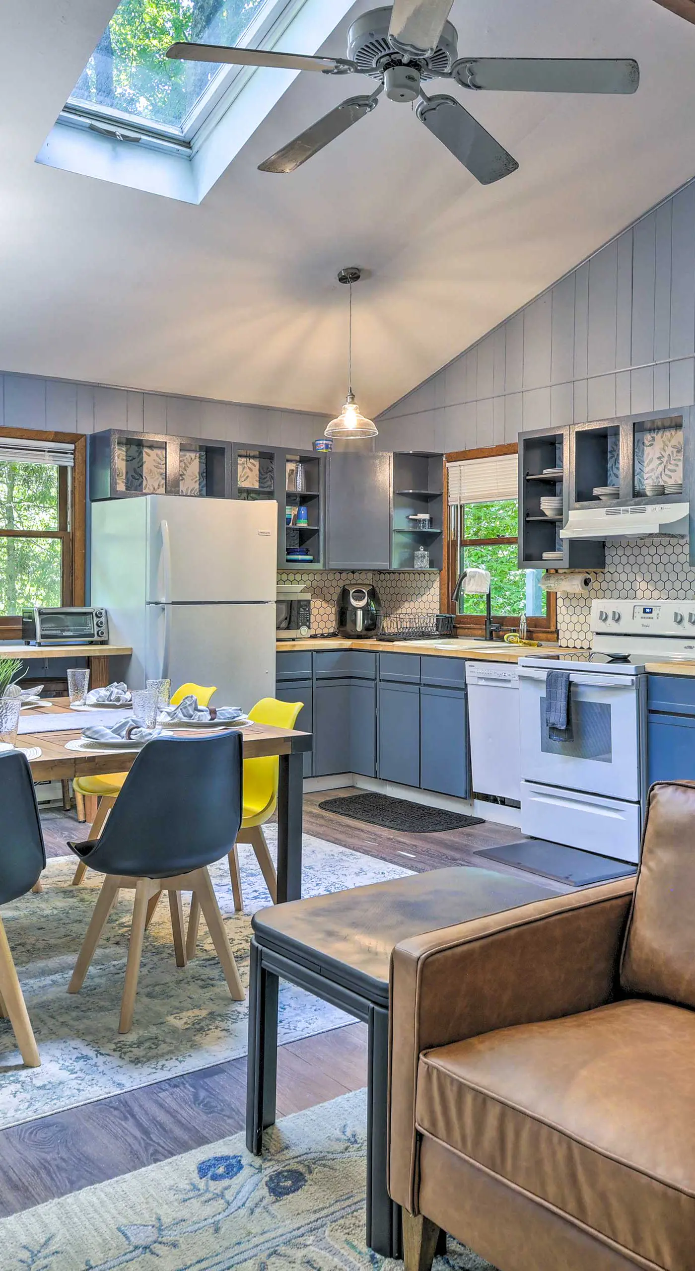 Wraparound Deck: Big Bass Lake Home in Gouldsboro
