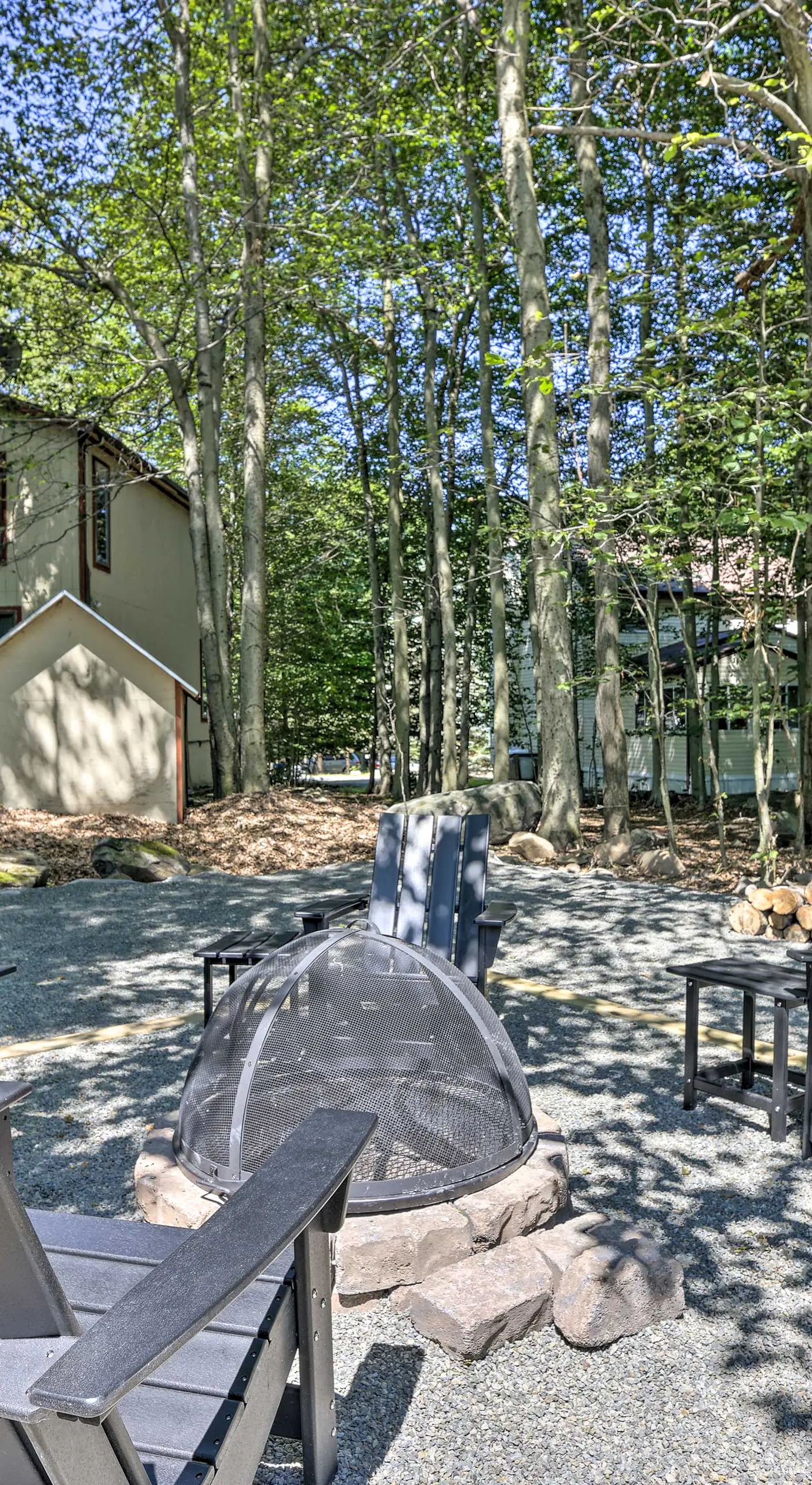 Fire Pit + Furnished Deck: Serene Tobyhanna Escape
