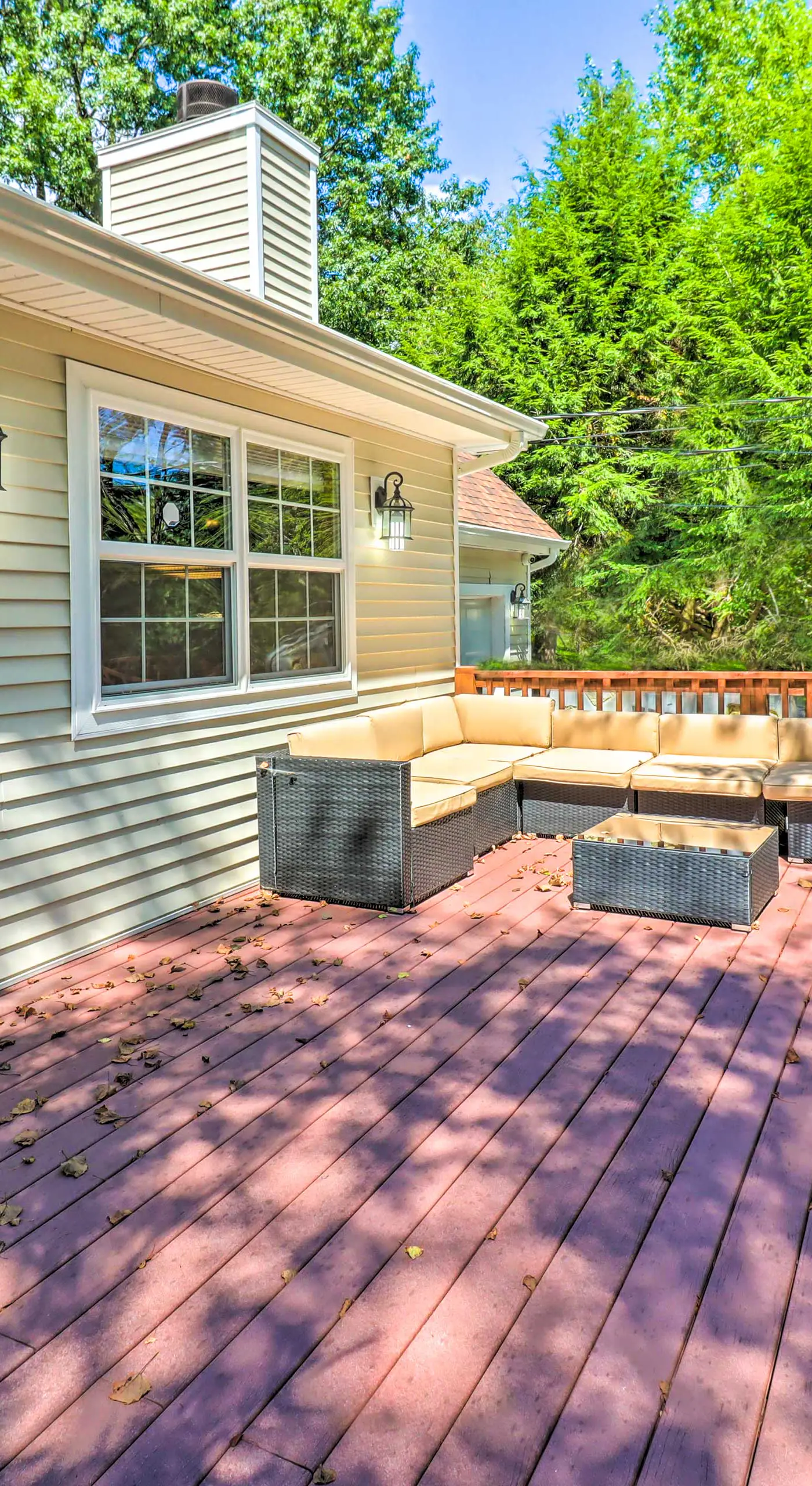 Walk to Wolf Run Lake: Cottage w/ Furnished Deck