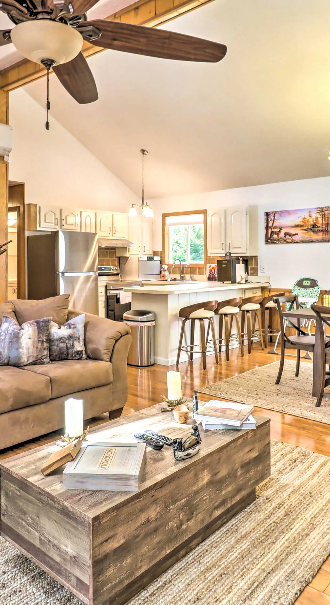 Walk to Wolf Run Lake: Cottage w/ Furnished Deck