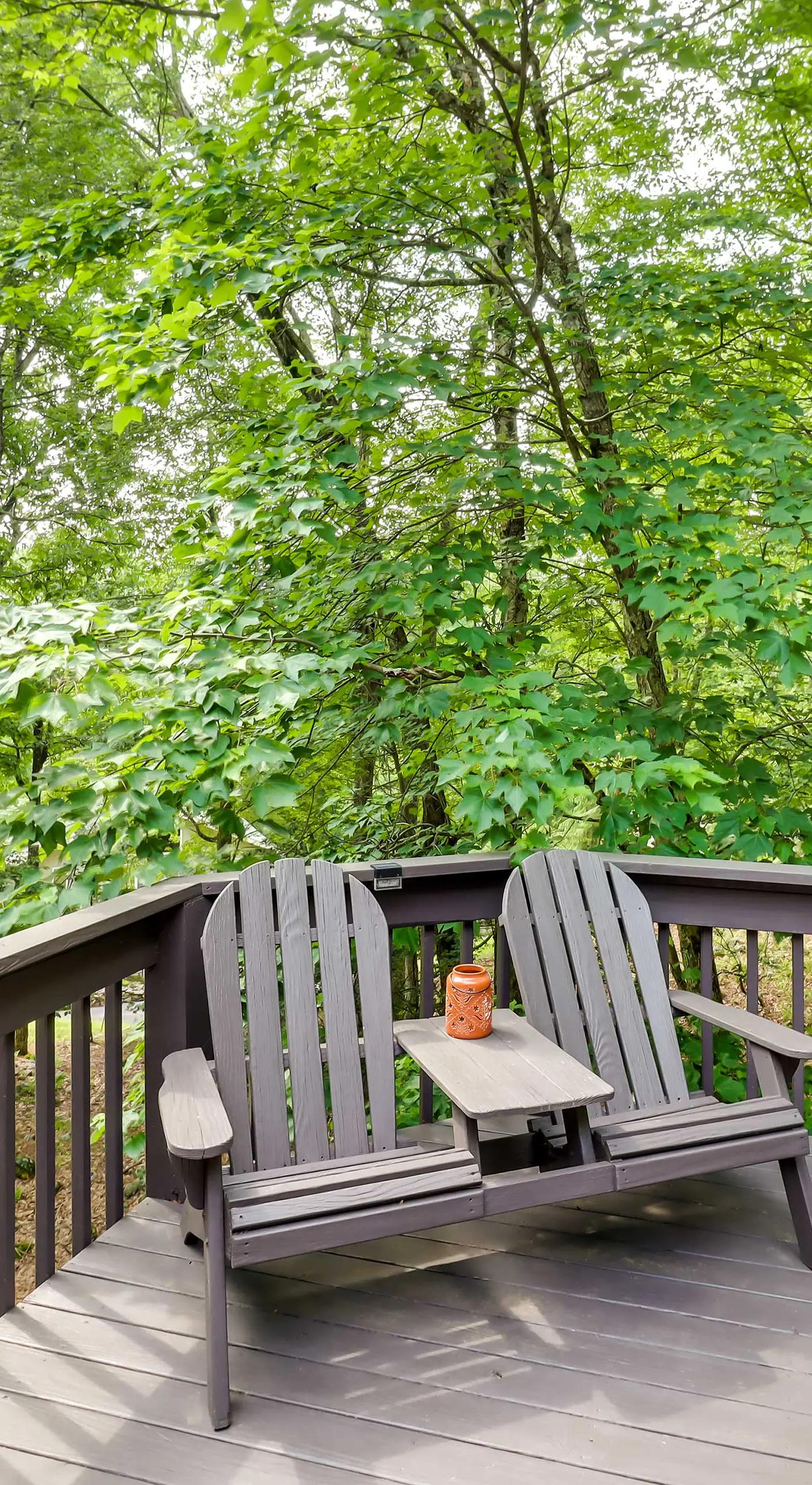 Outdoor Theater, Deck & Fire Pit: Poconos Retreat
