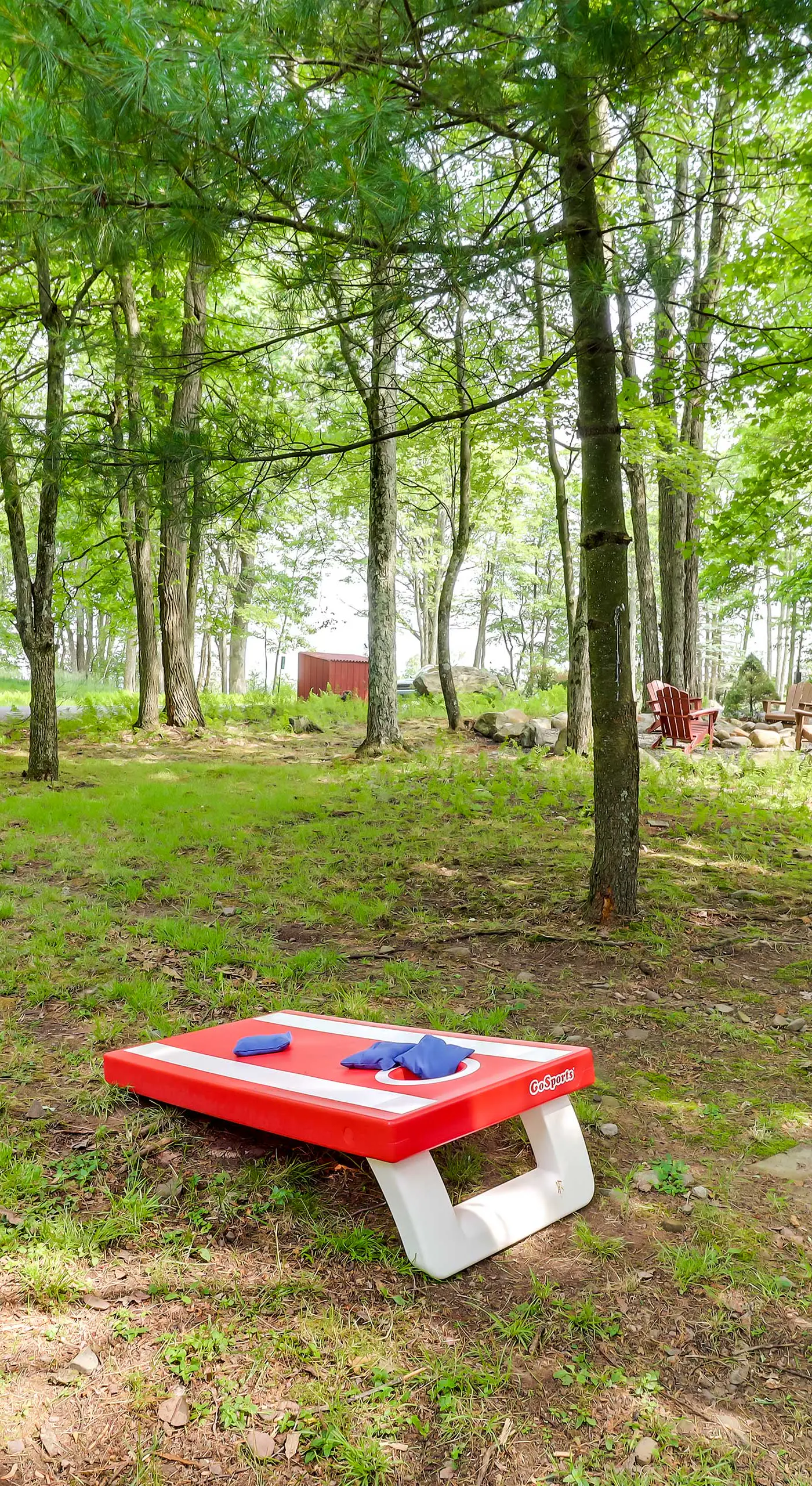 Outdoor Theater, Deck & Fire Pit: Poconos Retreat