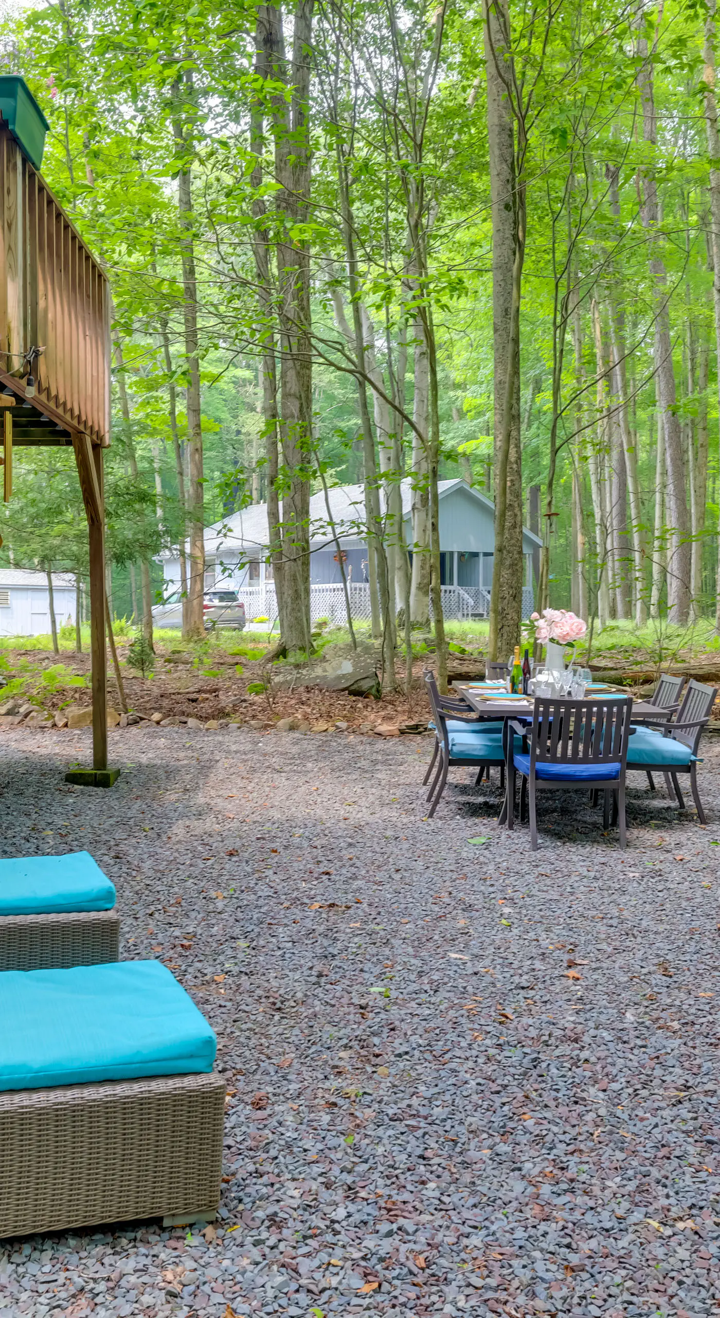 Fire Pit & Grill: 'Woodside Nest' in Pocono Lake!